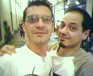 Ivan Piombino e l'amico deejay Dany...