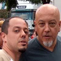 Ivan Piombino ed Enrico Ruggeri Settimo Torinese 10/07/2005